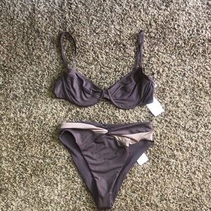 L*Space High Waisted Swim Suit Set